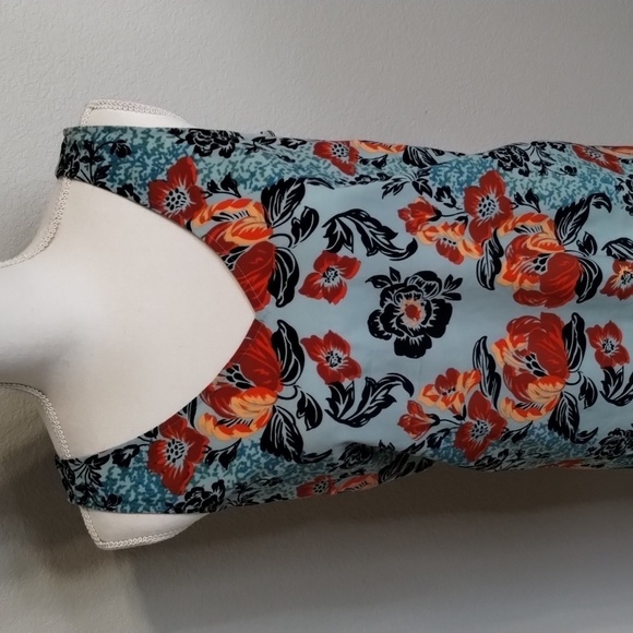 Cabi Maya size small Style 5400 Tropical Floral Tank Back Knot Dress - Picture 4 of 8